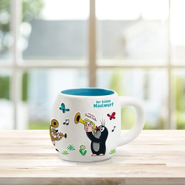 Trötsch Der kleine Maulwurf 3D Keramiktasse Lieblingstasse Musik: Kaffeetasse Teetasse Geschenkidee Geschenk Tasse Zubehör – 2. Januar 2023 5