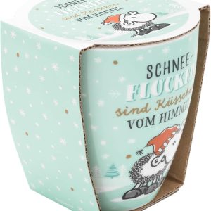 Sheepworld Tasse mit Motiv "Schneeflocken" | Porzellan, 450 ml | Kaffeetasse mit Wintermotiv, Mehrfarbig, Tasse mit Spruch | Geschenk Winter | 49938 7