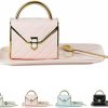 Handtasche Kreative Tasse mit Untertasse und Löffel, Taschenform Keramik Kaffeetasse für Nachmittagstee, Kaffee, Cappuccino, Latte oder Frühstück (Rosa) 14
