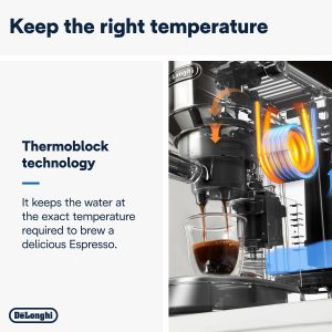 De'Longhi Dedica Arte EC 885.BG, Espresso Siebträgermaschine, Espressomaschine mit MyLatteArt Milchschaumdüse, kompaktes Design, 15 cm breit, 1 Liter Wassertank, E.S.E Pads geeignet, Beige 13