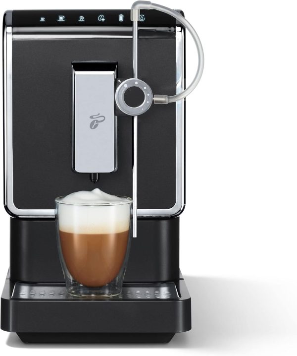 Tchibo Kaffeevollautomat Esperto Pro mit One Touch Funktion für Caffè Crema, Espresso und Milchspezialitäten, Anthrazit [Energieklasse A] 2
