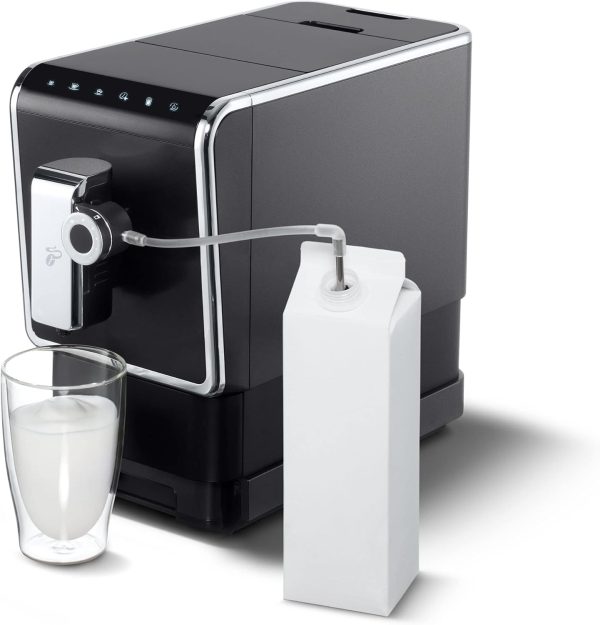 Tchibo Kaffeevollautomat Esperto Pro mit One Touch Funktion für Caffè Crema, Espresso und Milchspezialitäten, Anthrazit [Energieklasse A] 3