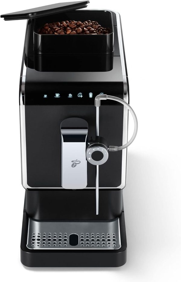 Tchibo Kaffeevollautomat Esperto Pro mit One Touch Funktion für Caffè Crema, Espresso und Milchspezialitäten, Anthrazit [Energieklasse A] 4