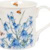 Lesser & Pavey Kaffeetasse im britischen Design, Keramik-Kaffeetassen für Zuhause oder Arbeit, große Tassen für heiße Getränke, Bienentanical Bluebells, Tee- und Kaffeetassen – Sarah Boddy 10