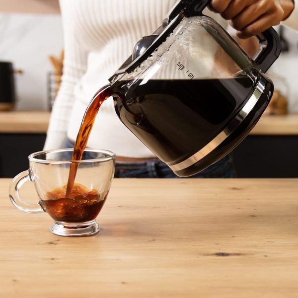 Cecotec Programmierbare Tropfkaffeemaschine Coffee 66 Smart Plus. 980W, Fassungsvermögen 12 Tassen, ExtemAroma-Technologie, AutoClean-Funktion, Edelstahldesign, LCD-Bildschirm, 1,5L Fassungsvermögen 5