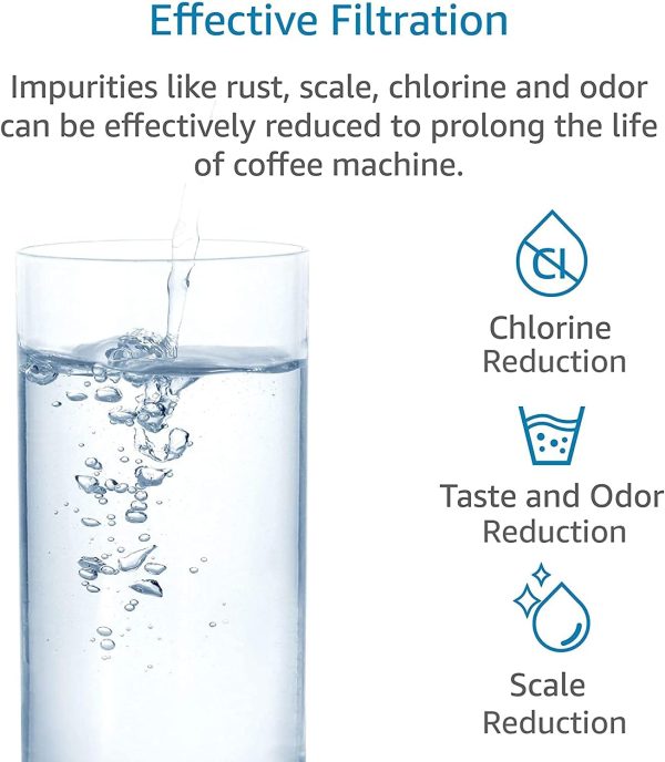 AQUACREST Filter Ersatz für Melitta® Filterpatrone, Nivona® Wasserfilterpatrone, Melitta® Pro Aqua, Krups® F088, Nivona® Café Romatica, Melitta® Barista, Bosch®, TÜV SÜD Zertifizierte (6) 3
