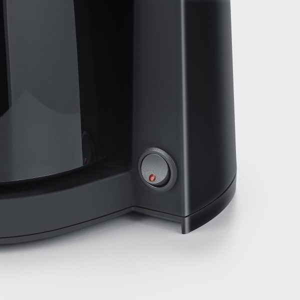 SEVERIN Filterkaffeemaschine mit Thermokanne, Kaffeemaschine für bis zu 8 Tassen, ansprechende Filtermaschine mit Isolierkanne, schwarz, 1 Liter, KA 9306 8