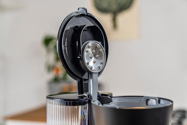 ZWILLING ENFINIGY Filterkaffeemaschine mit 1.25l Thermokanne, Kaffeemaschine mit Boiler, Blooming & smarter Entkalkerfunktion, Edelstahl, Schwarz 5