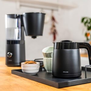 ZWILLING ENFINIGY Filterkaffeemaschine mit 1.25l Thermokanne, Kaffeemaschine mit Boiler, Blooming & smarter Entkalkerfunktion, Edelstahl, Schwarz 17