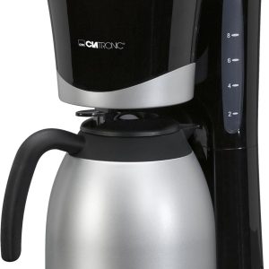 Clatronic® Kaffeemaschine mit Thermokanne | Kaffeeautomat für 8-10 Tassen | Filterkaffee | Tropfstopp & Auto-Abschaltung | Filtereinsatz herausnehmbar | Wasserstandsanzeige | 1 Liter | KA 3327 schwarz 21