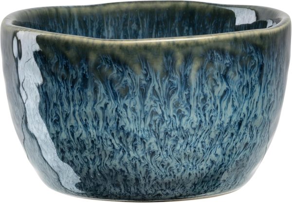 LEONARDO Matera Keramikschale - Dip-Schale aus Keramik - Durchmesser 8,3 cm, Höhe 5 cm - Inhalt 150 ml - Mikrowellengeeignet, spülmaschinenfest - Schüssel in blau 1