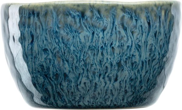 LEONARDO Matera Keramikschale - Dip-Schale aus Keramik - Durchmesser 8,3 cm, Höhe 5 cm - Inhalt 150 ml - Mikrowellengeeignet, spülmaschinenfest - Schüssel in blau 2