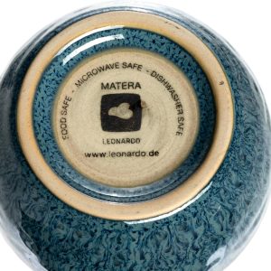 LEONARDO Matera Keramikschale - Dip-Schale aus Keramik - Durchmesser 8,3 cm, Höhe 5 cm - Inhalt 150 ml - Mikrowellengeeignet, spülmaschinenfest - Schüssel in blau 15