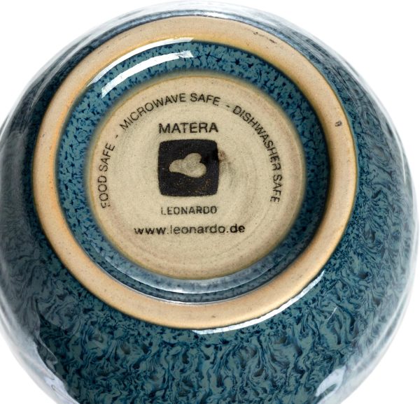 LEONARDO Matera Keramikschale - Dip-Schale aus Keramik - Durchmesser 8,3 cm, Höhe 5 cm - Inhalt 150 ml - Mikrowellengeeignet, spülmaschinenfest - Schüssel in blau 4
