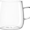 LEONARDO Tè per Te Teetasse - Großer Teebecher aus dickwandigem Borosilikatglas - Hergestellt in Handarbeit - Inhalt 570 ml - Spülmaschinenfest, mikrowellengeeignet - 1 Teeglas transparent 4