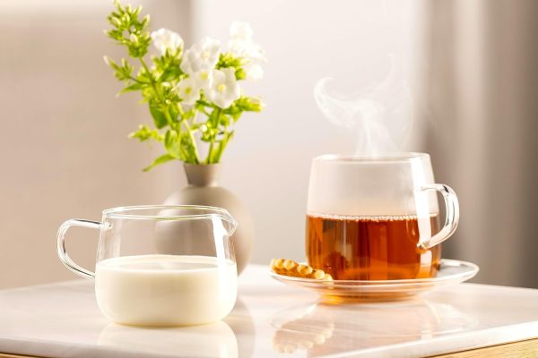 LEONARDO Tè per Te Teetasse - Großer Teebecher aus dickwandigem Borosilikatglas - Hergestellt in Handarbeit - Inhalt 570 ml - Spülmaschinenfest, mikrowellengeeignet - 1 Teeglas transparent 2