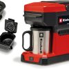 Einhell Akku-Kaffeemaschine TE-CF 18 Li-Solo Power X-Change (18 V, 240 ml Wasserbehälter, für Filterkaffee & Kaffeepads, Tragegriff, inkl. Kaffeetasse mit Deckel, ohne Akku) 26