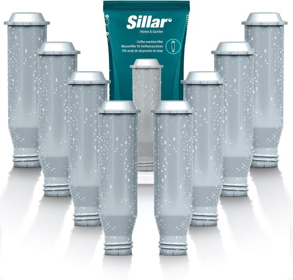 Sillar 8 Pack Wasserfilter, Wasserfilter Ersatz für Krups Kaffeemaschinen F088, AEL01, TCZ6003 | Erhöht die Lebensdauer des Gerätes 1