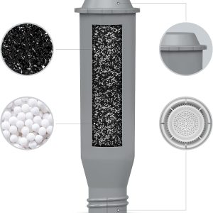 Sillar 8 Pack Wasserfilter, Wasserfilter Ersatz für Krups Kaffeemaschinen F088, AEL01, TCZ6003 | Erhöht die Lebensdauer des Gerätes 20