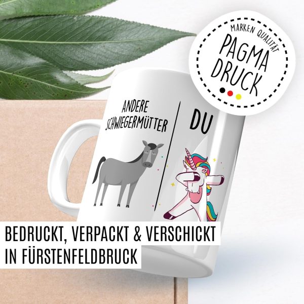 Tasse Schwiegermutter Geschenk Andere Schwiegermütter - Du, Kaffeetasse Schwiegermama Geschenk für Frauen Ehe Hochzeit, Geschenkidee Frau Verlobung Geburtstag Muttertag Kaffee-Becher (Weiß) 7