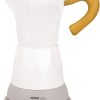Jocca - Elektrische italienische Kaffeemaschine der Linie Nature | 6 Tassen | Kabelloser Krug | Espressokocher | 360° drehbar | Krug mit Kühlgriff | Automatische Abschaltung | Warmhalte| Weiß 22