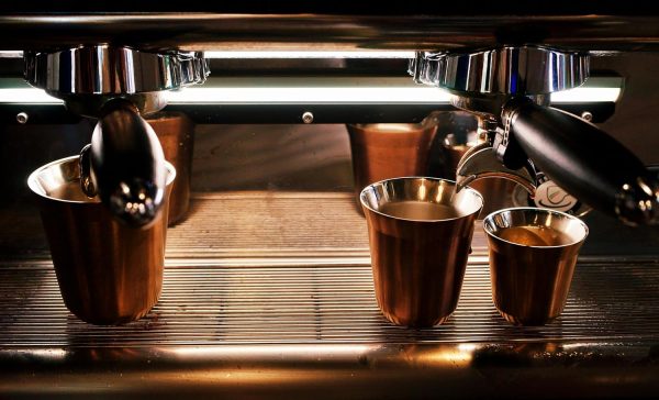 Huniox® 2 x 80 ML Espressotassen - Kaffeetassen Doppelwandig - Espressotassen Glas - Coffee Cups Esspressokaffeetassen - Espresso Gläser Doppelwandig -Espresso Set - Espresso Tassen (PINK GOLD, 80 ML) 2
