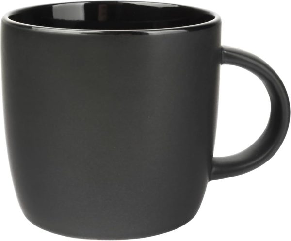 Schramm® Kaffeetassen Set schwarz aus Porzellan wählbar 6 oder 12 Stück 250 ml Kaffeebecherset Kaffeebecher Keramik Tasse mit Henkel 6er oder 12er Set, Anzahl:12 Stück 2