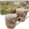The Leonardo Collection Porzellantassen, Collie und Schaf, Bauernhof, Geschenkbox, 2 Stück 5