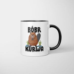 Kaffeetasse mit Motiv - Bobr Kurwa - berühmtes Meme - lustige Geschenkidee - viral - Tasse mit Tiermotiv - Geburtstagsgeschenk - Beaver - Biber - Bober - Schwarz 13