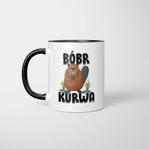 Kaffeetasse mit Motiv - Bobr Kurwa - berühmtes Meme - lustige Geschenkidee - viral - Tasse mit Tiermotiv - Geburtstagsgeschenk - Beaver - Biber - Bober - Schwarz 15