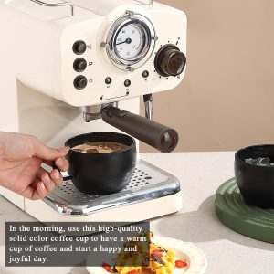 ReaNea Nespresso Tassen Set 350ml 6er, kaffeetasse groß, kaffeetassen set Langlebige leichte Plastikbecher für Zuhause, Outdoor, Picknick, Camping, Idee Geburtstagsgeschenk 13