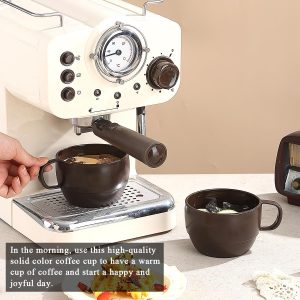 ReaNea Nespresso Tassen Set 350ml 6er, kaffeetasse groß, kaffeetassen set Langlebige leichte Plastikbecher für Zuhause, Outdoor, Picknick, Camping, Idee Geburtstagsgeschenk 13