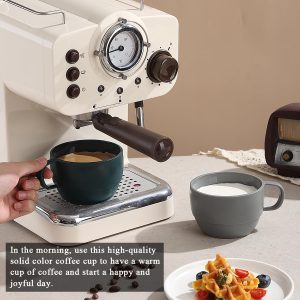 ReaNea Nespresso Tassen Set 350ml 6er, kaffeetasse groß, kaffeetassen set Langlebige leichte Plastikbecher für Zuhause, Outdoor, Picknick, Camping, Idee Geburtstagsgeschenk 13