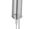 cilio Milchaufschäumer ESPERTO | Rostfreier Edelstahl | Mit Edelstahlständer | Elektrischer Aufschäumer zum Verrühren | Milchschaum, Kakao, Milchshake | Batteriebetrieben | Warm- und Kaltgetränke 14