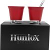 Huniox® 2 x 80 ML Espresso Becher - Espressotassen Dickwandig Italienisch - Esspresso Tassen - Metallbecher - Becher Edelstahl - Kaffeetassen Klein - Mocca Tassen (RUBY, 80 ML) 13