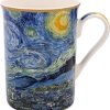 The Leonardo Collection Van Gogh Kaffeetasse, schöne Geschenke für Damen und Herren, entworfen von Vincent Van Gogh, Kaffeetasse für alle modernen Küchen und Büros 5
