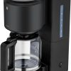 WMF Stelio Aroma Filterkaffeemaschine mit Glaskanne, Filterkaffee, 10 Tassen, Kaffeemaschine Edelstahl, Tropfstop, Warmhalteplatte, Abschaltautomatik, 1000 W, matt schwarz 17