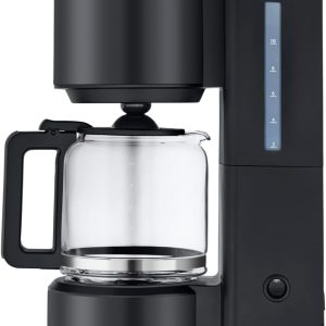 WMF Stelio Aroma Filterkaffeemaschine mit Glaskanne, Filterkaffee, 10 Tassen, Kaffeemaschine Edelstahl, Tropfstop, Warmhalteplatte, Abschaltautomatik, 1000 W, matt schwarz 13