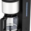WMF Stelio Aroma Filterkaffeemaschine mit Glaskanne, Filterkaffee, 10 Tassen, Kaffeemaschine Edelstahl, Tropfstop, Warmhalteplatte, Abschaltautomatik, 1000 W, matt grau 22