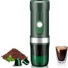 APIOTEIA tragbarer Espressomaschine, 20 Bar Elektrische Selbstheizender Espressokocher, Kompatibel mit Gemahlenem Kaffee & NS-Kapsel (Amry Green) 29