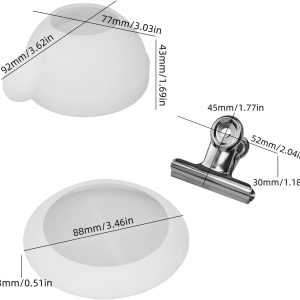 Silikonformen Gießformen, Kreativität Silikonform Blumenbecher, Duftkerzenbecher Kerzen Formen Silikon, Silikon Gießform Kerzen, Gipsformen zum Gießen (Kaffeetasse) 9