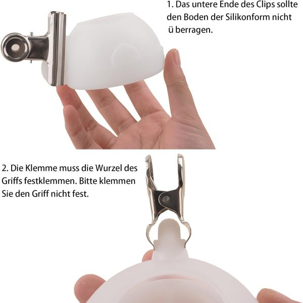 Silikonformen Gießformen, Kreativität Silikonform Blumenbecher, Duftkerzenbecher Kerzen Formen Silikon, Silikon Gießform Kerzen, Gipsformen zum Gießen (Kaffeetasse) 4