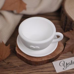 Silikonformen Gießformen, Kreativität Silikonform Blumenbecher, Duftkerzenbecher Kerzen Formen Silikon, Silikon Gießform Kerzen, Gipsformen zum Gießen (Kaffeetasse) 15