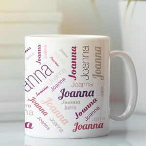 gravur-fabrik Personalisierte Tasse mit Namen/Namenstasse mit Wunschname/Kaffeetasse (Rot) 18